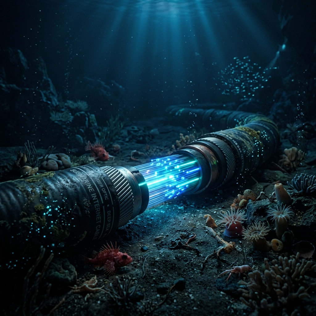 Submarine Internet Cable Network Visualization